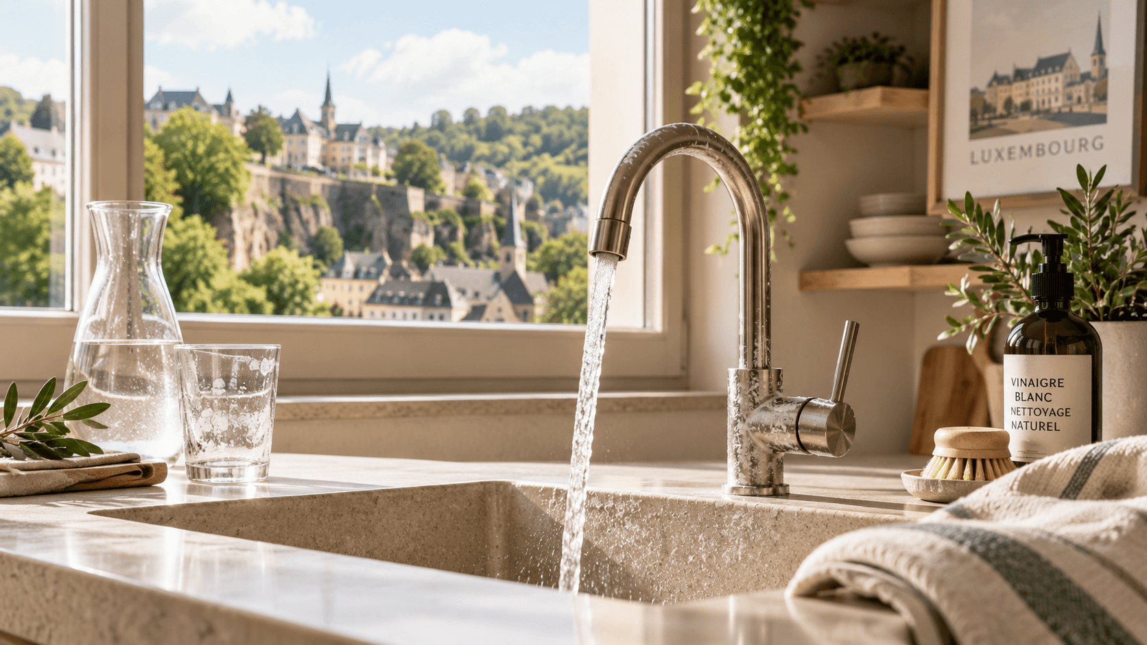 Eau calcaire au Luxembourg : effets et solutions